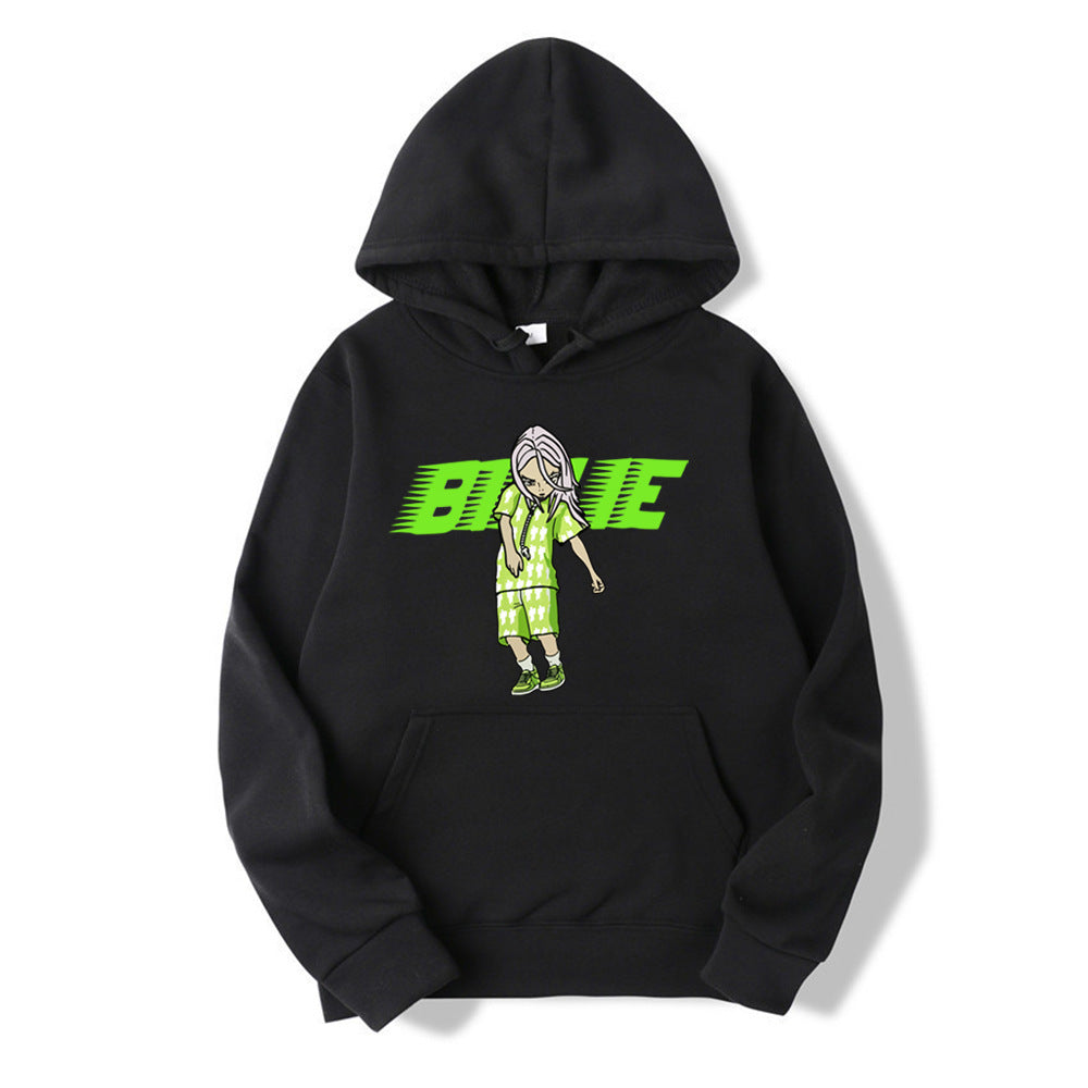 Fleece hooded men and women sweater
