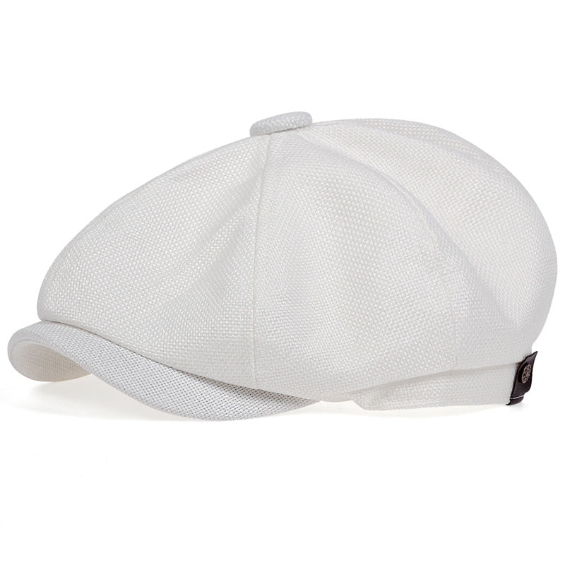 Newsboy Caps Polyester Mature Woven For Men And  Women