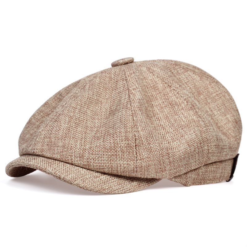 Newsboy Caps Polyester Mature Woven For Men And  Women