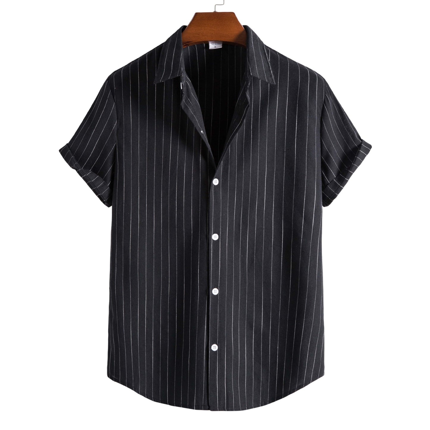 Casual Striped Short Sleeve Shirt