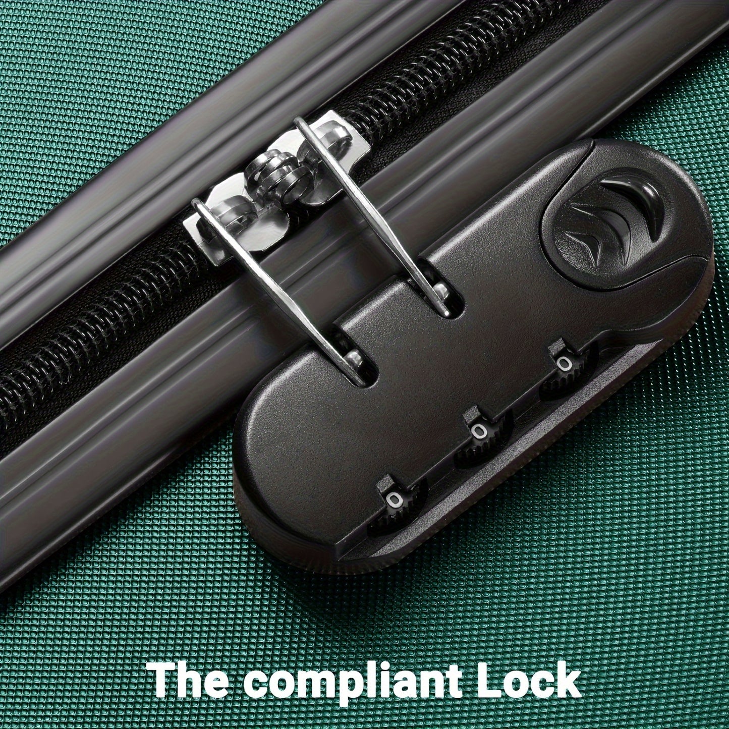 Ten Piece Luggage Set (3*Luggage+7 Storage Bag), Large Capacity Luggage With Telescoping Handle, Extra Thick ABS Durable Hardshell With Double 360° Spinner Wheels, Dopamine Color And Back-to-school Season Student Luggage