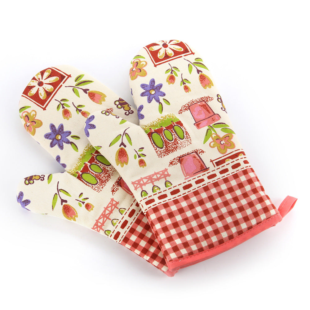 Cute Color Hand Guard Cotton High Temperature Heat Insulation Gloves