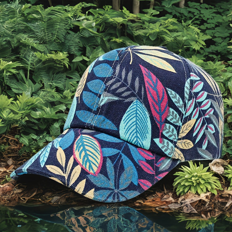 Spring And Summer Hats, Colorful Maple Leaf Hats Men'S And Women'S Caps Baseball Caps, Casual Outdoor And Sports Windproof Sun Protection Hats