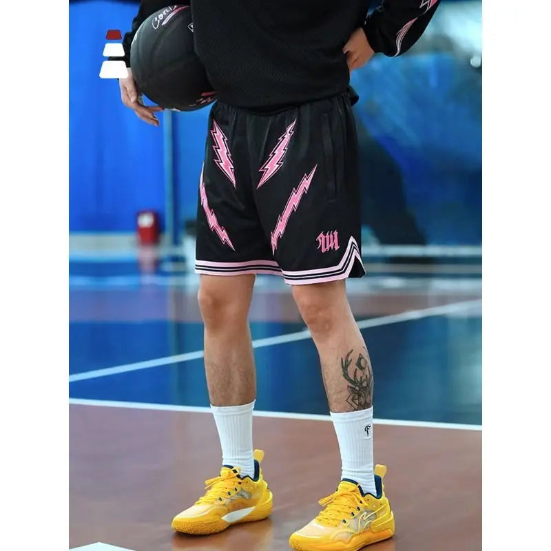 Men's Shorts Summer Breathable Men Women Basketball Shorts Loose American Quasi-training Running Sports Five-point Pants
