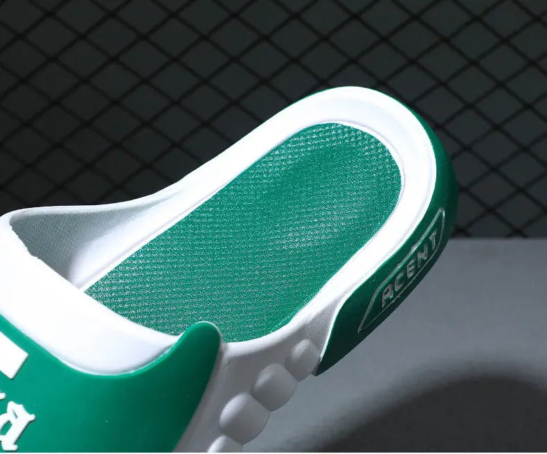 2025 NEW FS Wholesale Summer Soft Massage Bottom Outdoor Comfortable Flats PVC Mules Sport Shoes Men's Slides Slippers Sandals