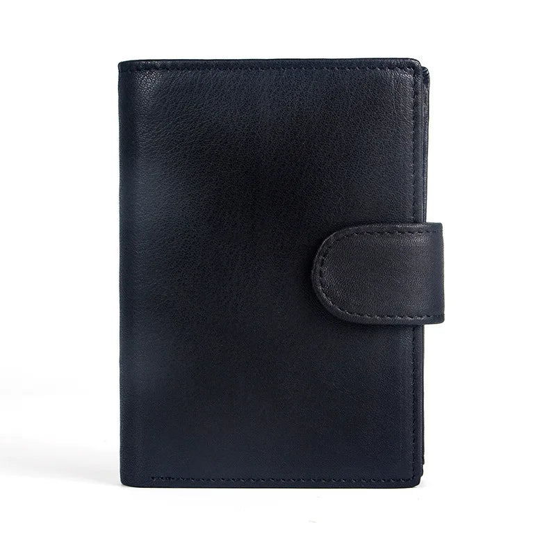 2022 New Leather Men Wallets Genuine Cow Leather 14 Card Holders Short Men Purse High Quality Male Wallet Can be Used Forever