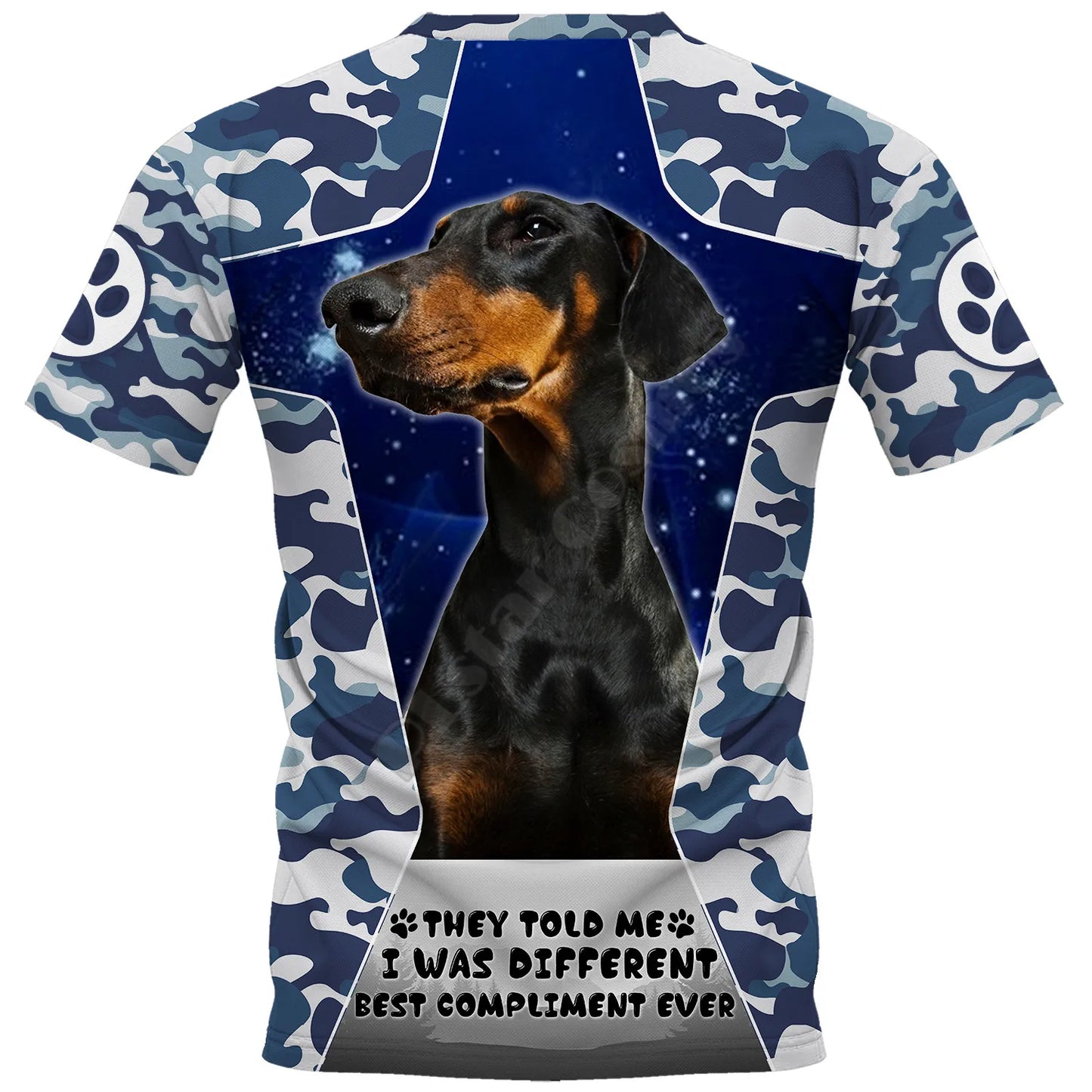 Rottweiler 3D Printed t shirts women for men Summer Casual Tees Short Sleeve T-shirts Short Sleeve Drop Shipping 05