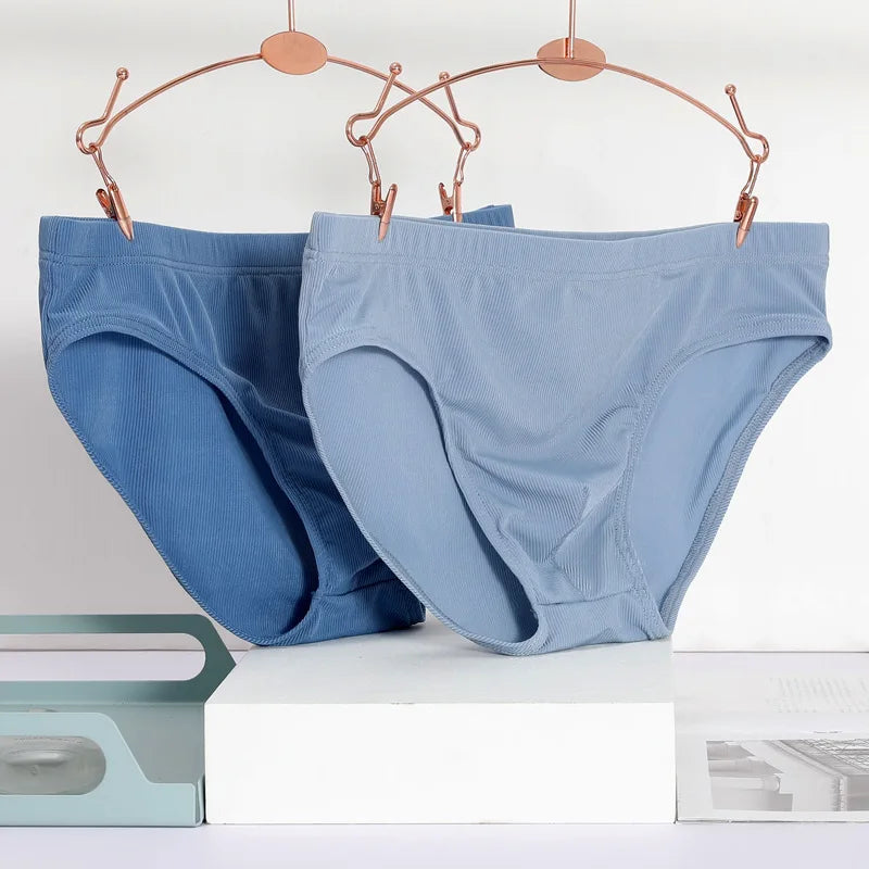 Summer Mens Briefs Sexy Underwear Panties  Breathable Solid Underpants Male Lingerie  Ropa Interior Hombre Cueca