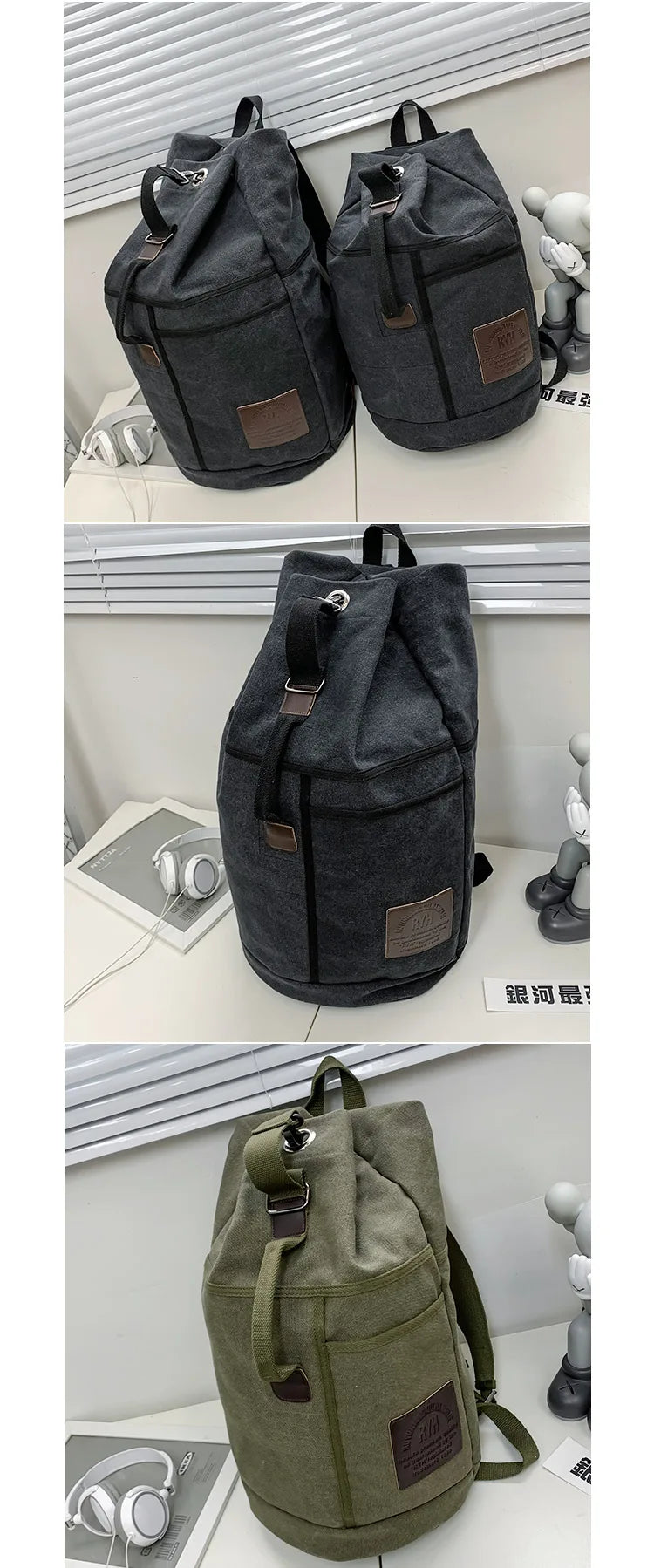 Sport Large Capacity Travel Backpacks Male Luggage Canvas Bucket Shoulder Bag Man Hiking Duffle Bags Men Rucksack Outdoor