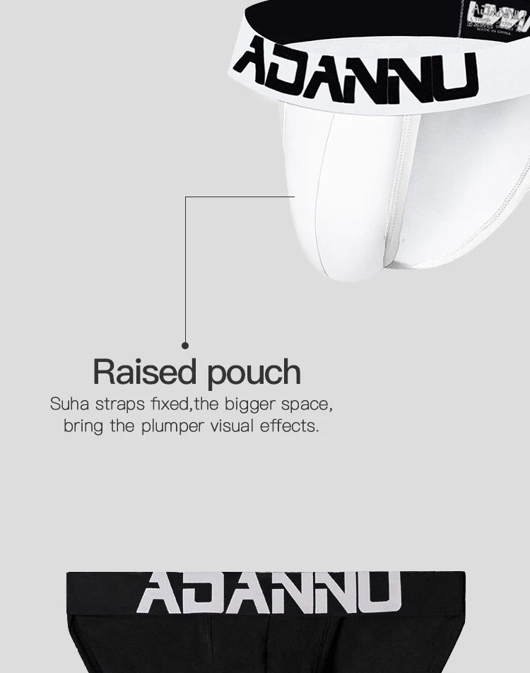 Men Underwear Sexy Men's Briefs Cotton Panties Breathable Ropa Interior Cueca Brief bikini Underpants Low Waist U Pouch AD214