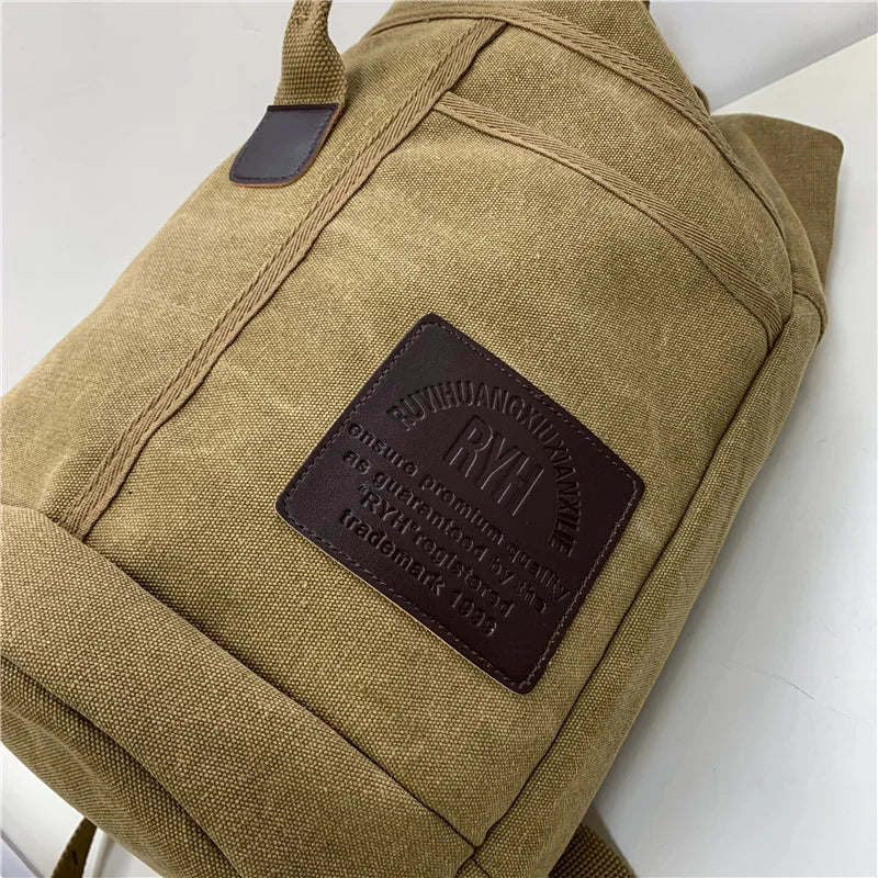 Sport Large Capacity Travel Backpacks Male Luggage Canvas Bucket Shoulder Bag Man Hiking Duffle Bags Men Rucksack Outdoor