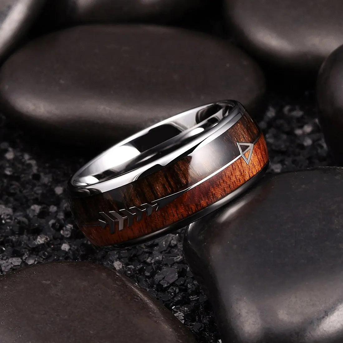 Fashion Viking Tree Of Life Stainless Steel Abalone Shell Rings For Men Odin Norse Viking Rune Rings Retro Amulet Jewelry Gift