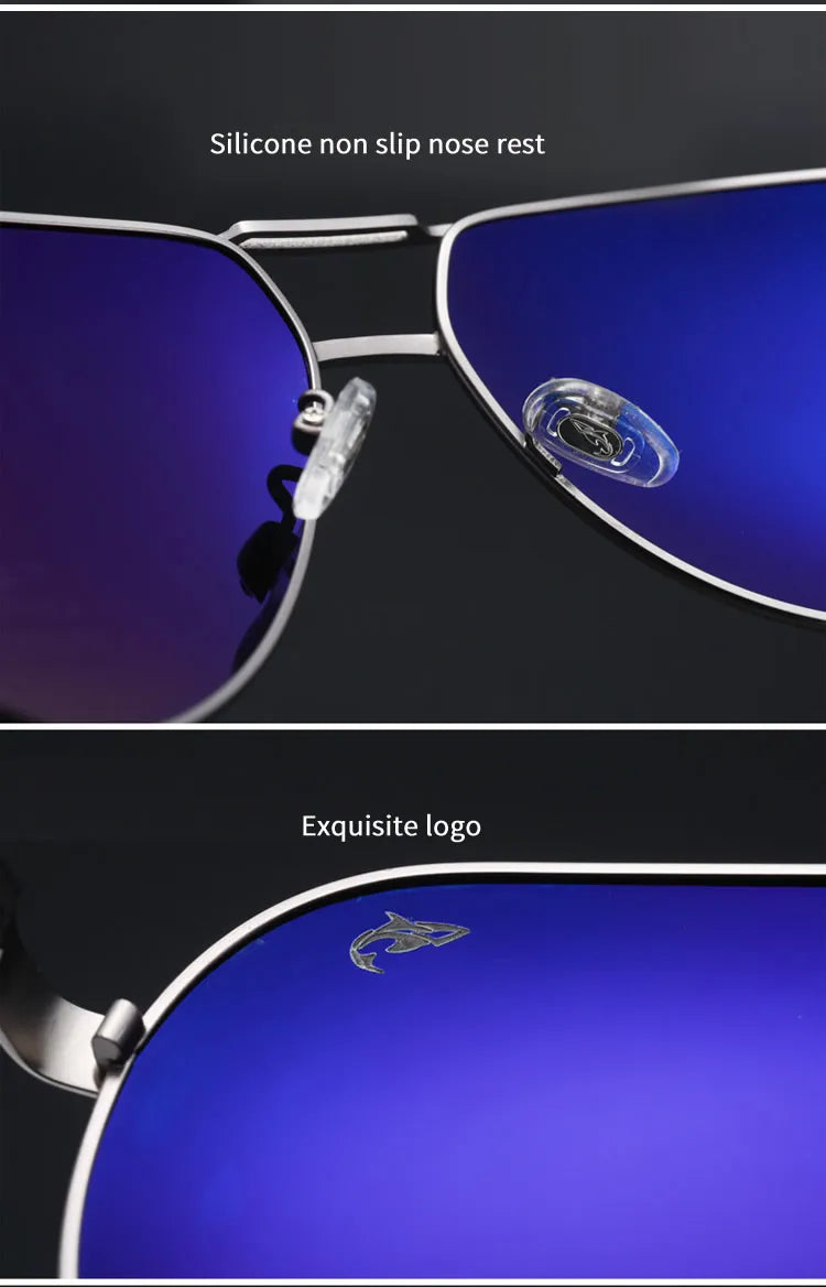 Cookshark sunglasses men's sunglasses tide polarized driving driver blue glasses