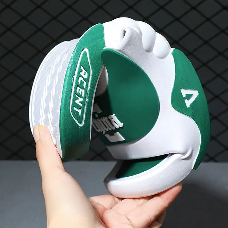 2025 NEW FS Wholesale Summer Soft Massage Bottom Outdoor Comfortable Flats PVC Mules Sport Shoes Men's Slides Slippers Sandals