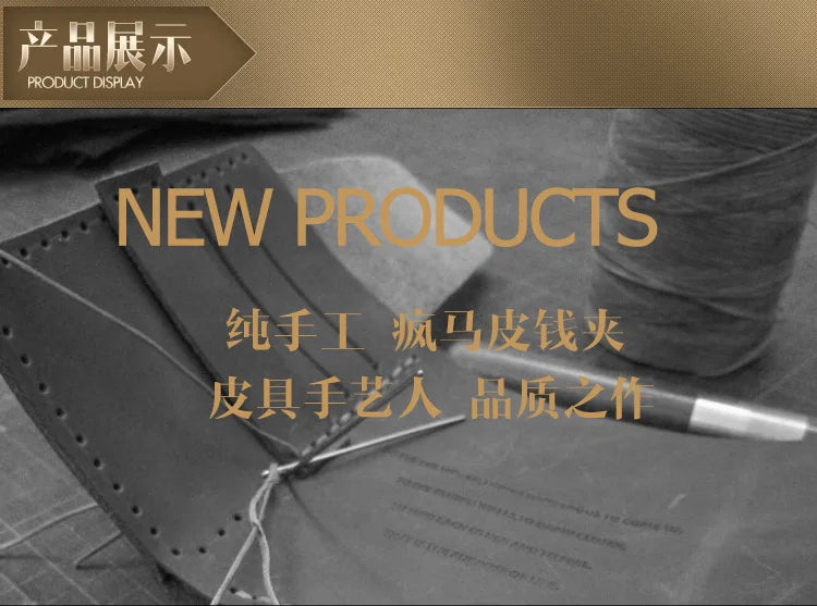 The Secret Life Of Walter Mitty Vintage Leather Men Wallet Genuine leather Wallet Men Purse Handmade male Wallet Money holder