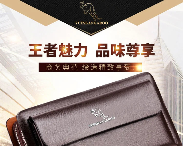 Men's Wallet Long Male Purse Vintage PU Leather Man Clutch Money Bag Wristlets Walets for Men 2025 Caibu Coin Card Holder Murse