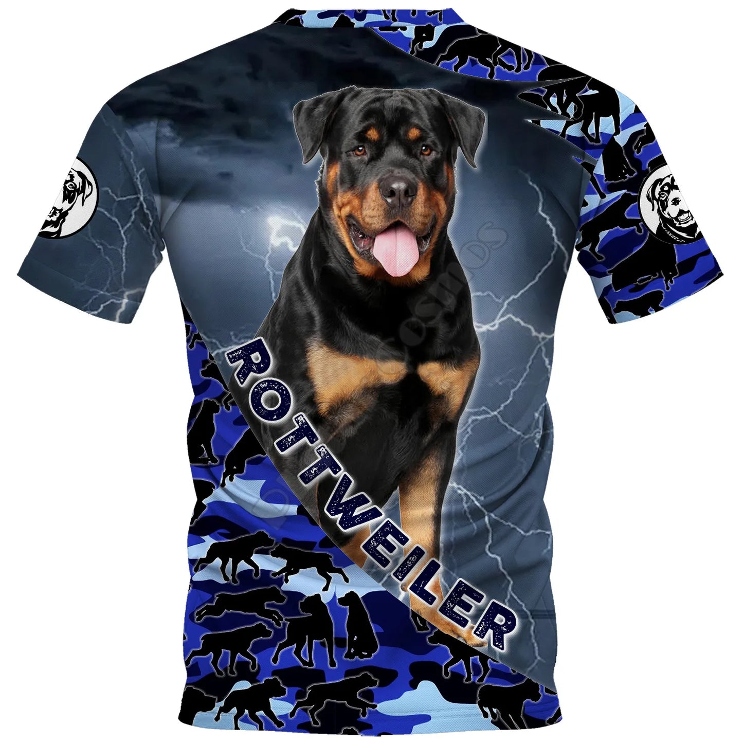 Rottweiler 3D Printed t shirts women for men Summer Casual Tees Short Sleeve T-shirts Short Sleeve Drop Shipping 05