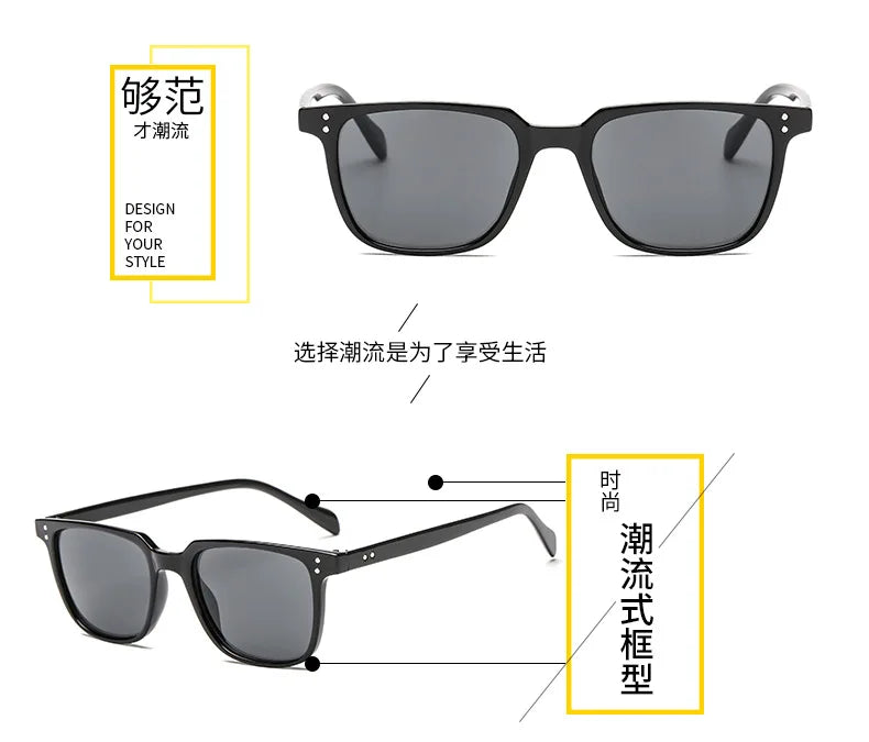 2021 Sunglasses Men's Driving Shades Male Sun Glasses For Men Retro Cheap Luxury Women Brand Designer UV400 point style