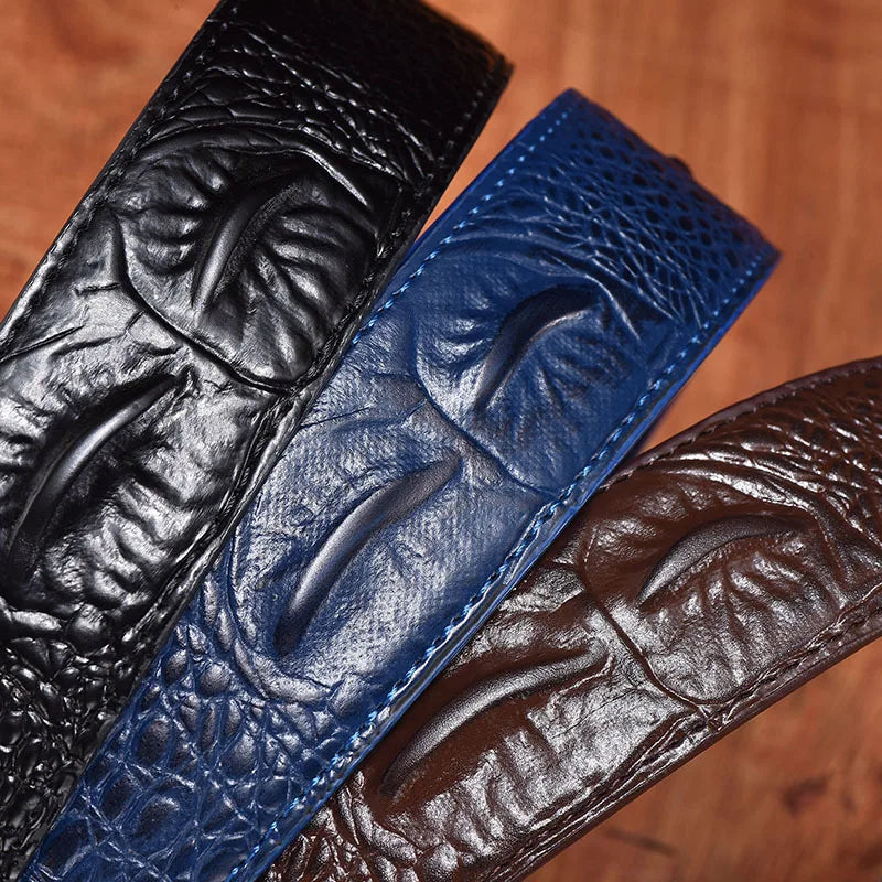 New Men Pattern Belt Belts Fashion Explosions Jeans with Men's Belts Designer Men High Quality Leather Belt 3.8cm 3 Color