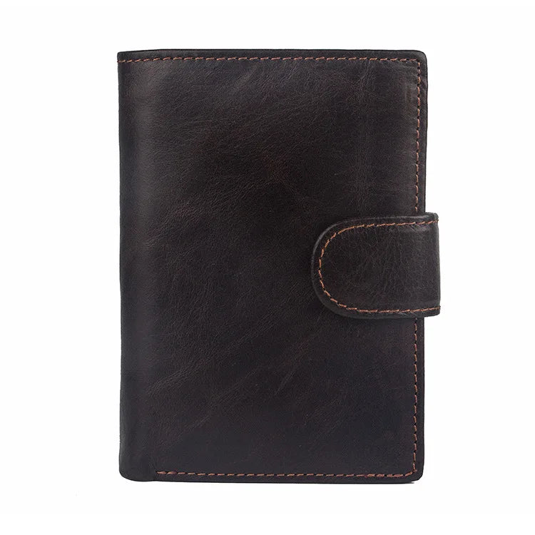 2022 New Leather Men Wallets Genuine Cow Leather 14 Card Holders Short Men Purse High Quality Male Wallet Can be Used Forever