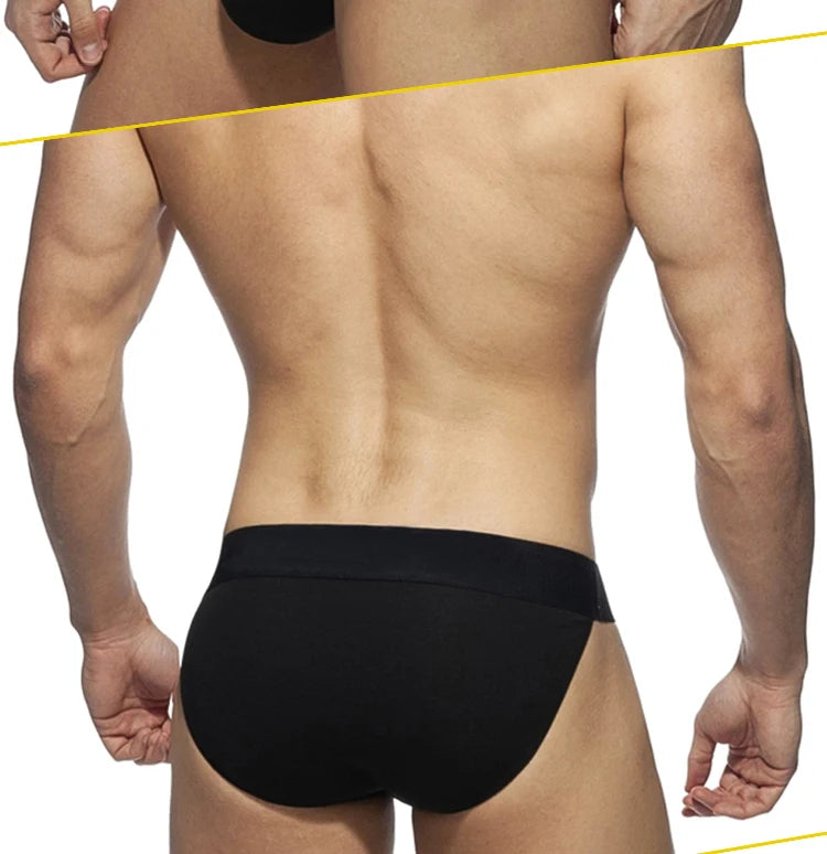 Men Underwear Sexy Men's Briefs Cotton Panties Breathable Ropa Interior Cueca Brief bikini Underpants Low Waist U Pouch AD214