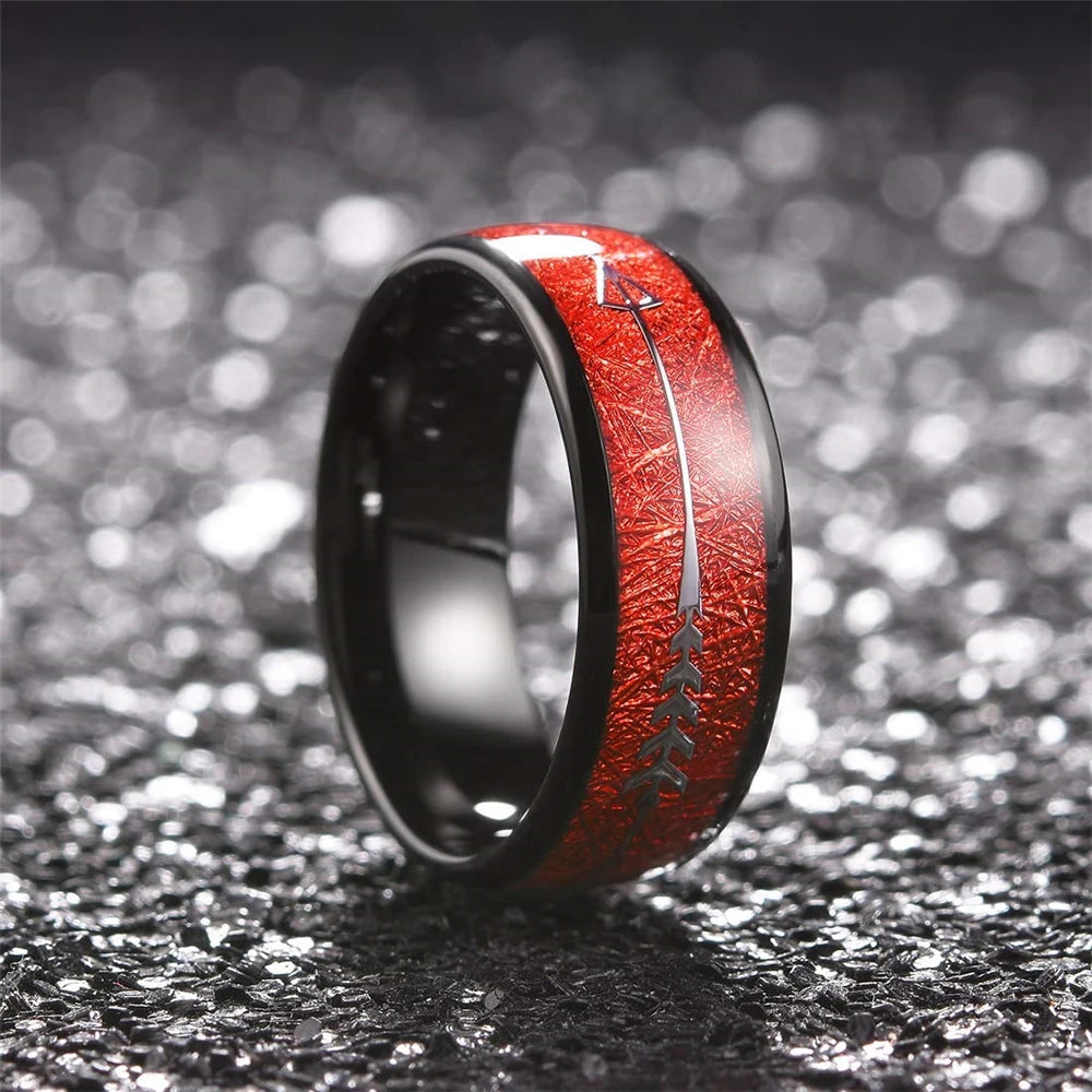 Fashion Viking Tree Of Life Stainless Steel Abalone Shell Rings For Men Odin Norse Viking Rune Rings Retro Amulet Jewelry Gift