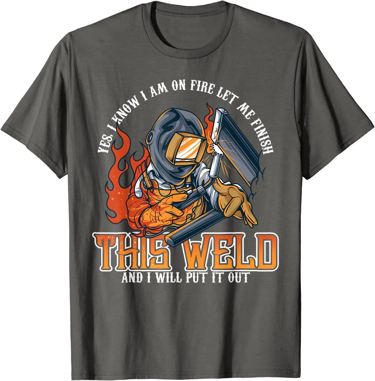 Welder Shirts For Men Funny Welding Tshirts Funny Saying T-Shirt Classic Man Tshirts Simple Style Tops T Shirt Cotton Hip hop
