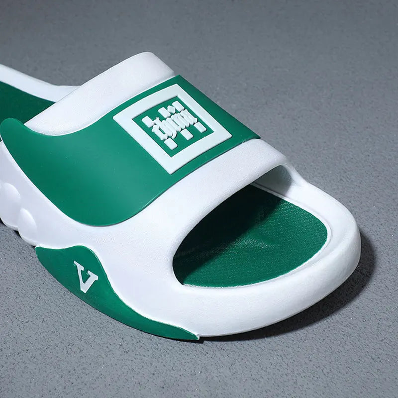 2025 NEW FS Wholesale Summer Soft Massage Bottom Outdoor Comfortable Flats PVC Mules Sport Shoes Men's Slides Slippers Sandals
