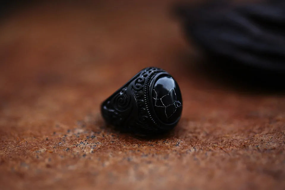 BEIER Vintage Man Boy Oval Tiger Eye Brown Stones Ring in Stainless Steel Jewelry Mens Accessories Anel Aneis BR8-699