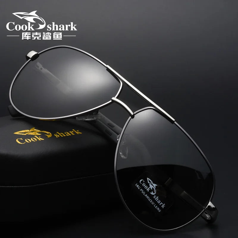 Cookshark sunglasses men's sunglasses tide polarized driving driver blue glasses