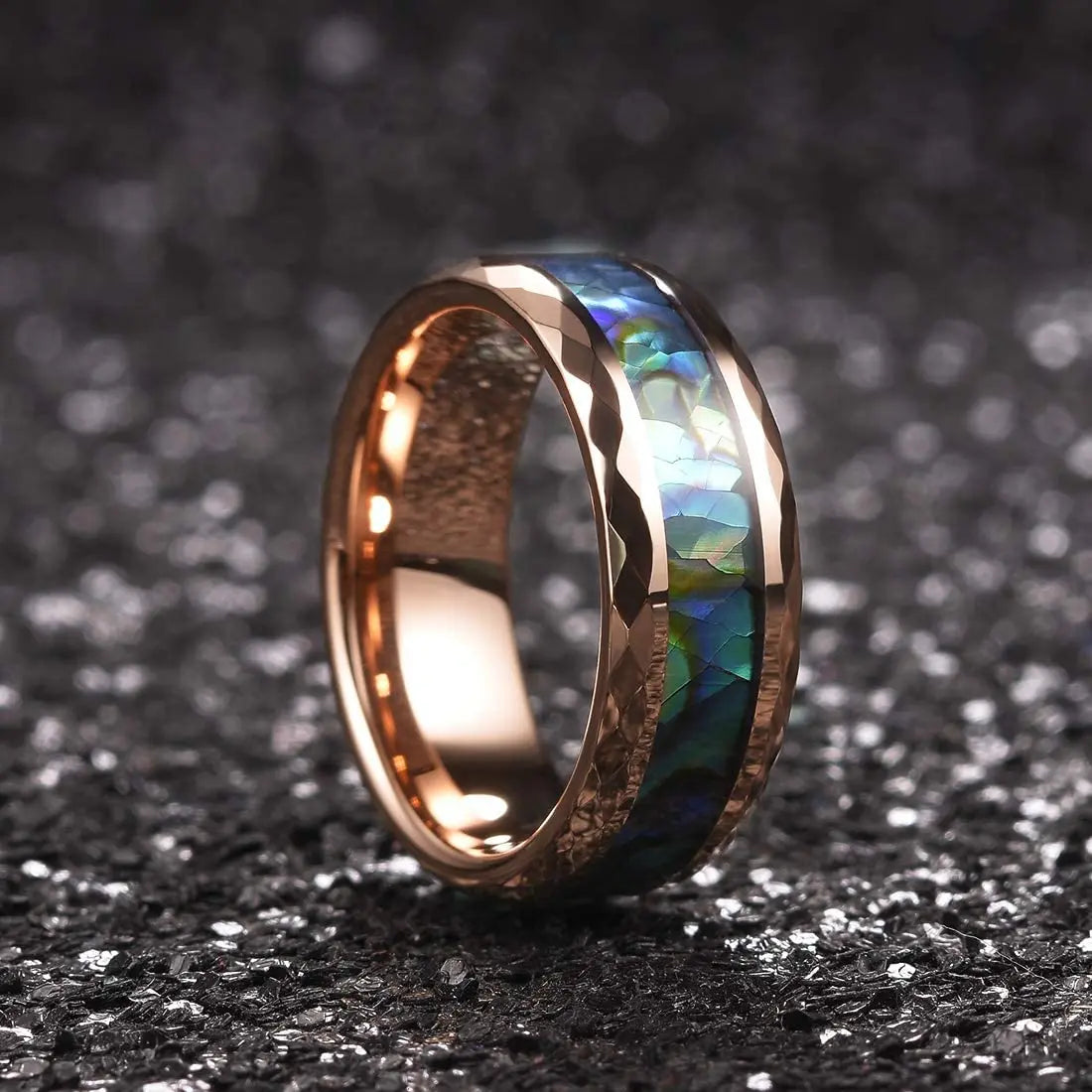 Fashion Viking Tree Of Life Stainless Steel Abalone Shell Rings For Men Odin Norse Viking Rune Rings Retro Amulet Jewelry Gift