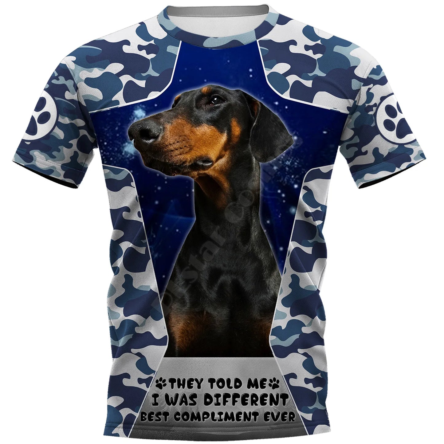 Rottweiler 3D Printed t shirts women for men Summer Casual Tees Short Sleeve T-shirts Short Sleeve Drop Shipping 05