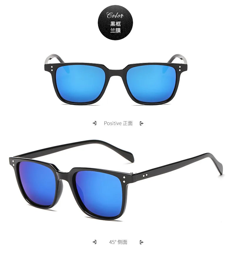 2021 Sunglasses Men's Driving Shades Male Sun Glasses For Men Retro Cheap Luxury Women Brand Designer UV400 point style