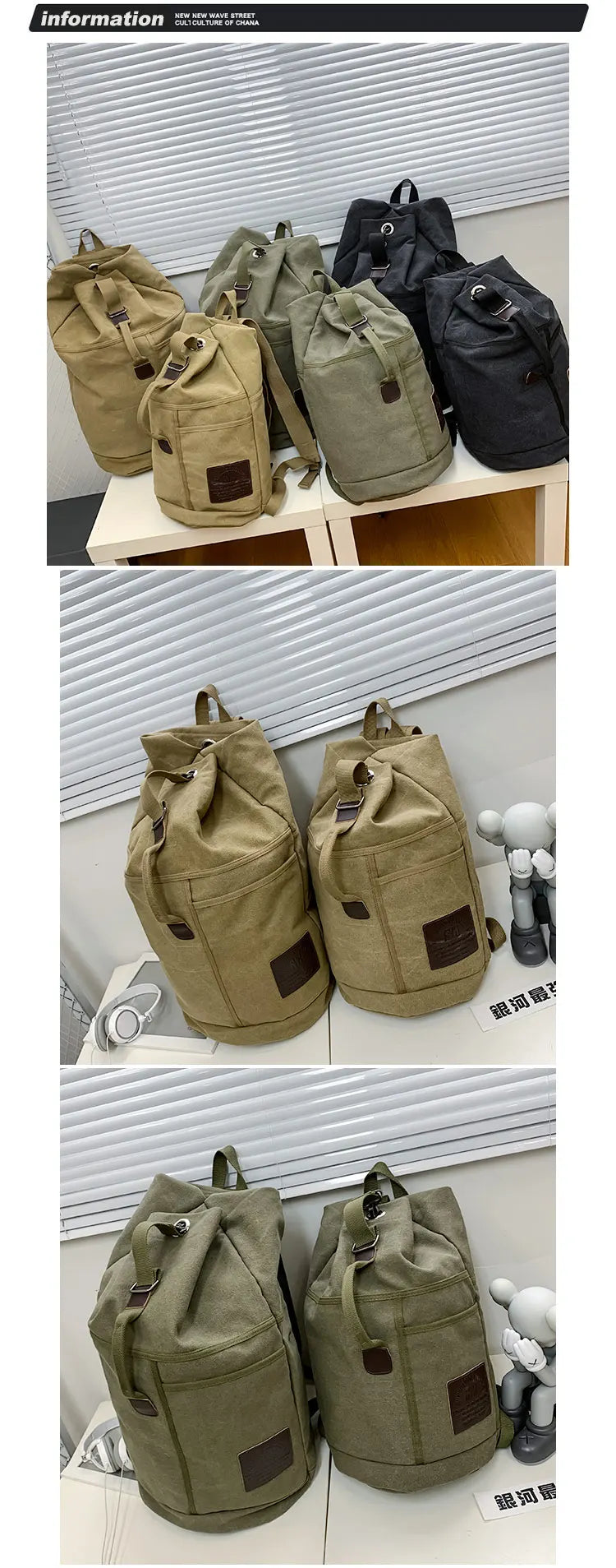 Sport Large Capacity Travel Backpacks Male Luggage Canvas Bucket Shoulder Bag Man Hiking Duffle Bags Men Rucksack Outdoor