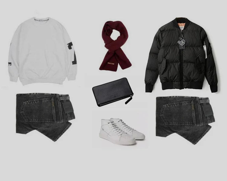 LANSPACE men's leather wallet brand thin purse fashion designer coin purses holders