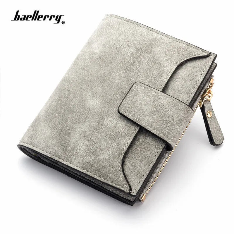 2025 Leather Women Wallet Hasp Small and Slim Coin Pocket Purse Women Wallets Cards Holders Luxury Brand Wallets Designer Purse