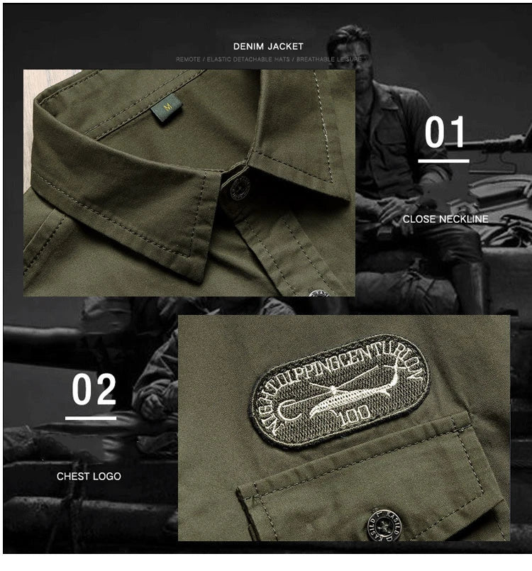 Military Shirt Men Tactics Short sleeve Summer Tops Solid color High quality 100% Cotton Pocket 5XL Plus size Man Clothes