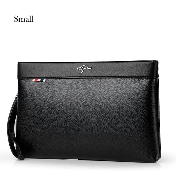 Luxury Brand Business Men Wallet Leather Man Clutch Bag Coins Pocket Purse Casual Envelope Long Wallets Male Handy Bag For IPAD