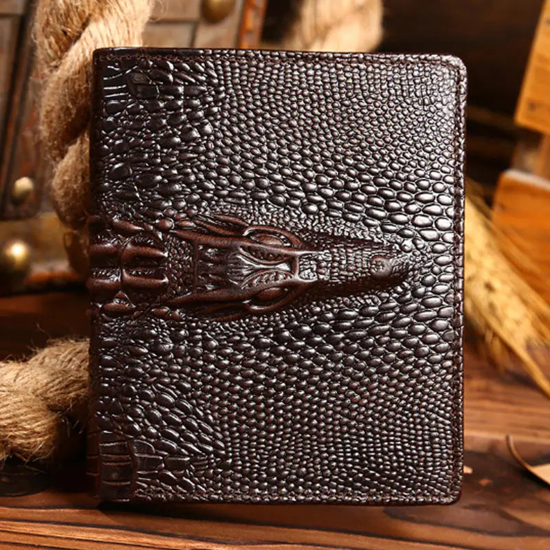 New Design Hot Short Two Fold Wallet For Men Long Luxury Genuine Leather Men's Wallets Cowskin Fashion Money Bag For Male PJ012