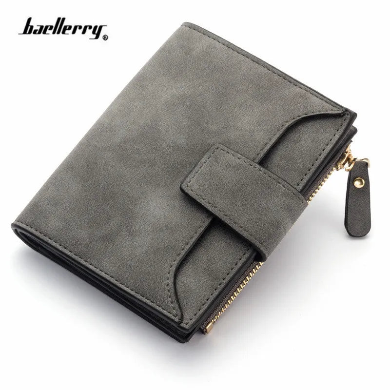 2025 Leather Women Wallet Hasp Small and Slim Coin Pocket Purse Women Wallets Cards Holders Luxury Brand Wallets Designer Purse