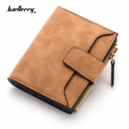 2025 Leather Women Wallet Hasp Small and Slim Coin Pocket Purse Women Wallets Cards Holders Luxury Brand Wallets Designer Purse