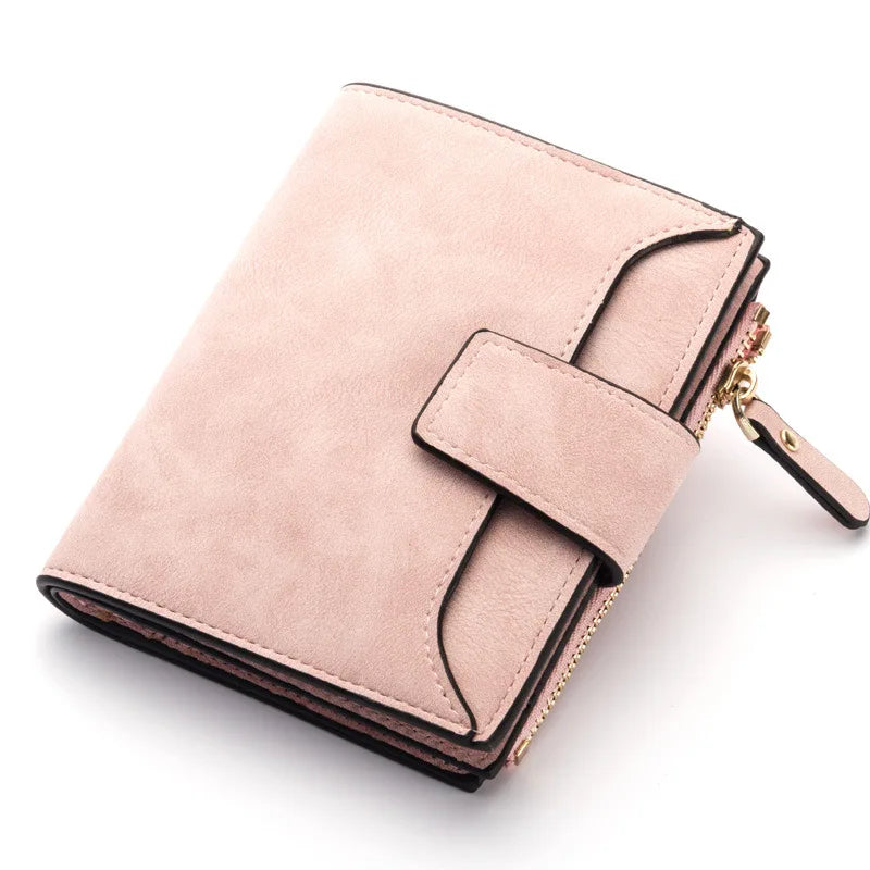 2025 Leather Women Wallet Hasp Small and Slim Coin Pocket Purse Women Wallets Cards Holders Luxury Brand Wallets Designer Purse