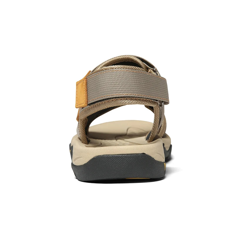 Hot Sale Summer Sandals Mens Big Size 38-47 Outdoor Beach Casual Shoes Fashion Dropshipping Khaki Blue
