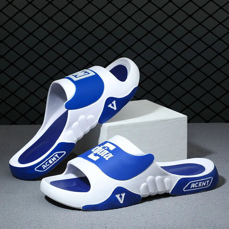 2025 NEW FS Wholesale Summer Soft Massage Bottom Outdoor Comfortable Flats PVC Mules Sport Shoes Men's Slides Slippers Sandals