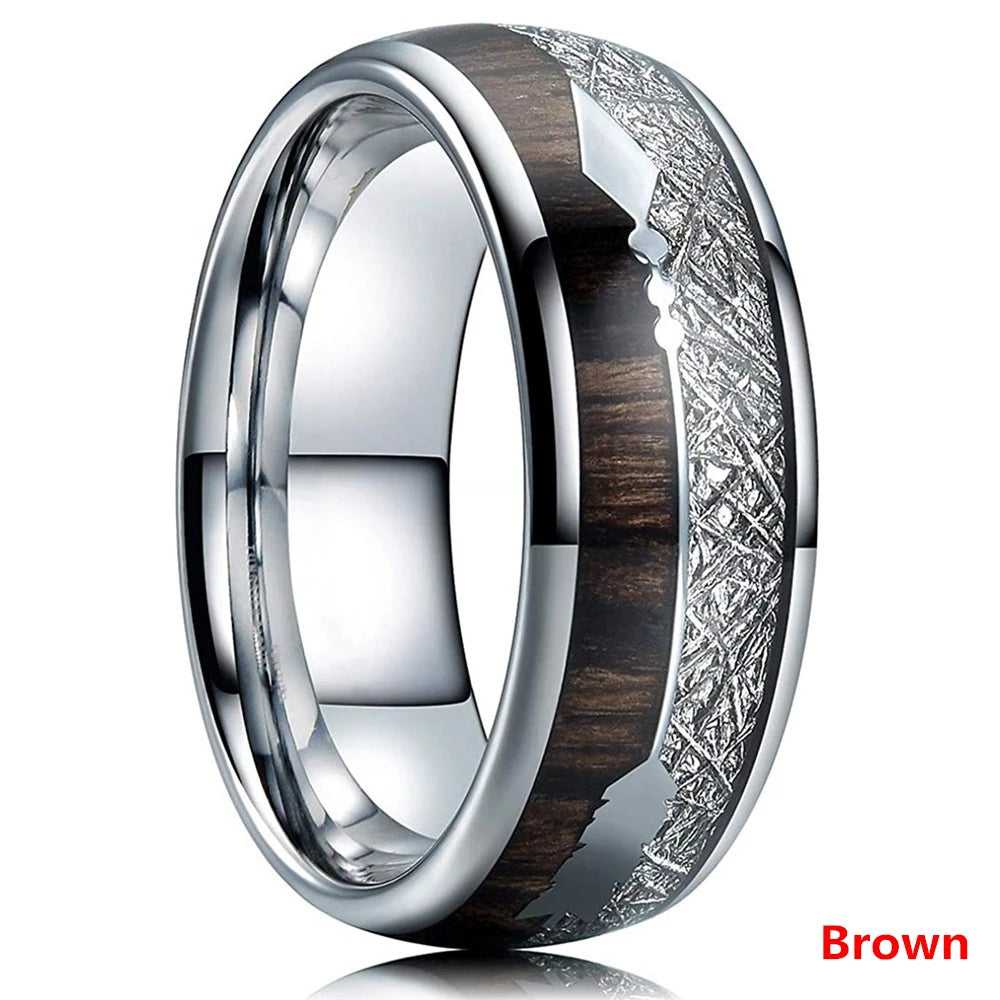 Fashion Viking Tree Of Life Stainless Steel Abalone Shell Rings For Men Odin Norse Viking Rune Rings Retro Amulet Jewelry Gift