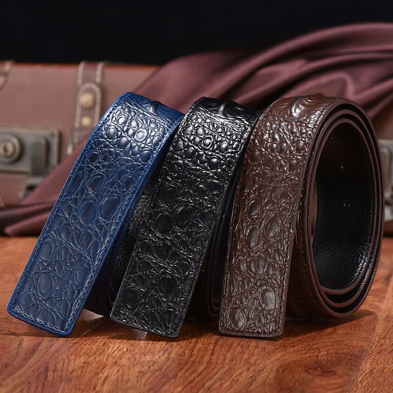 New Men Pattern Belt Belts Fashion Explosions Jeans with Men's Belts Designer Men High Quality Leather Belt 3.8cm 3 Color