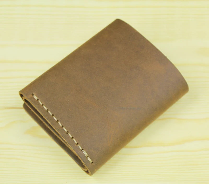 The Secret Life Of Walter Mitty Vintage Leather Men Wallet Genuine leather Wallet Men Purse Handmade male Wallet Money holder