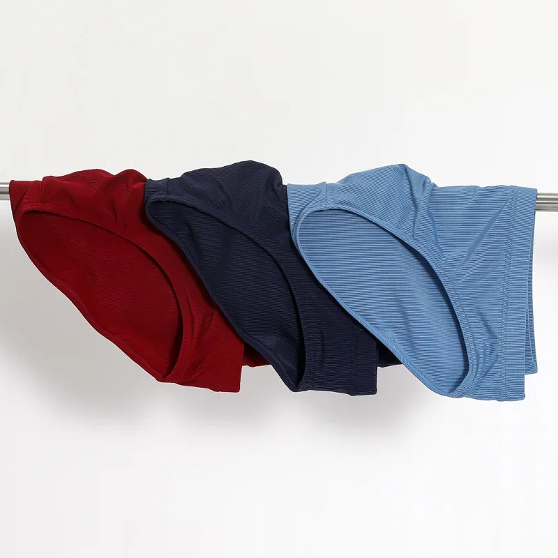 Summer Mens Briefs Sexy Underwear Panties  Breathable Solid Underpants Male Lingerie  Ropa Interior Hombre Cueca