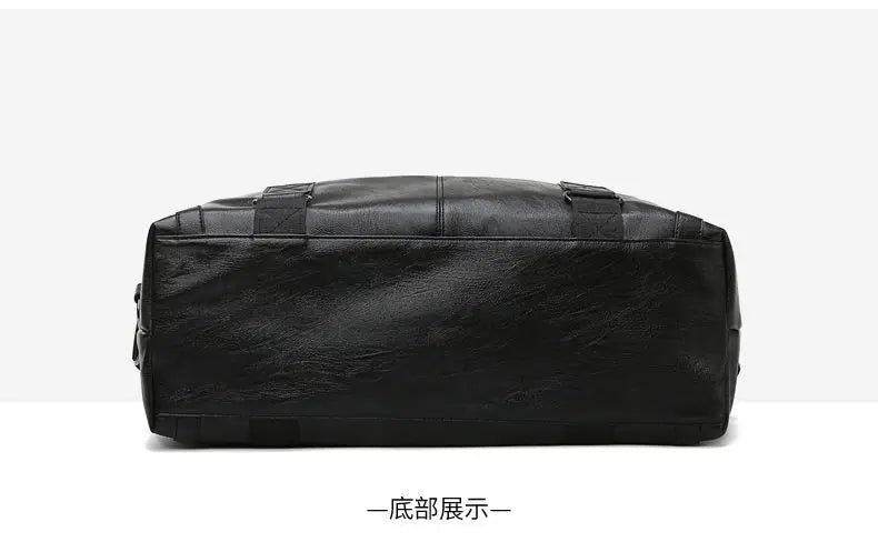 Fashion men Travel Bag Luggage Bag Large Capacity Leather Portable Business handbag crossbody Casual Men's Bag shoulder Trip Bag
