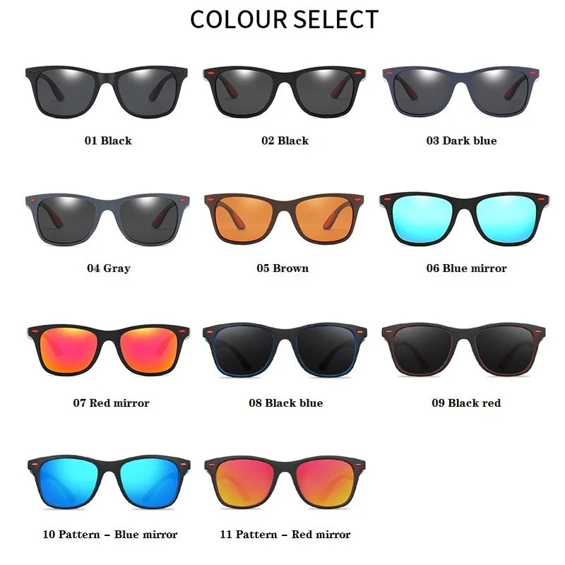 Fashion Vintage Sunglasses For Men Women Designer Sunglasses Man Square Retro Sun Glasses Driving Eyewear Shades UV400